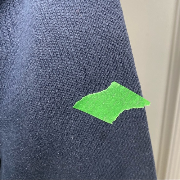 Champion West Virginia Mountaineers Hoodie Men’s (Unisex) Navy & Yellow Small - Picture 9 of 9